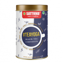Sattviko TeaYoga Black Tea & Benefits   Tin  120 grams
